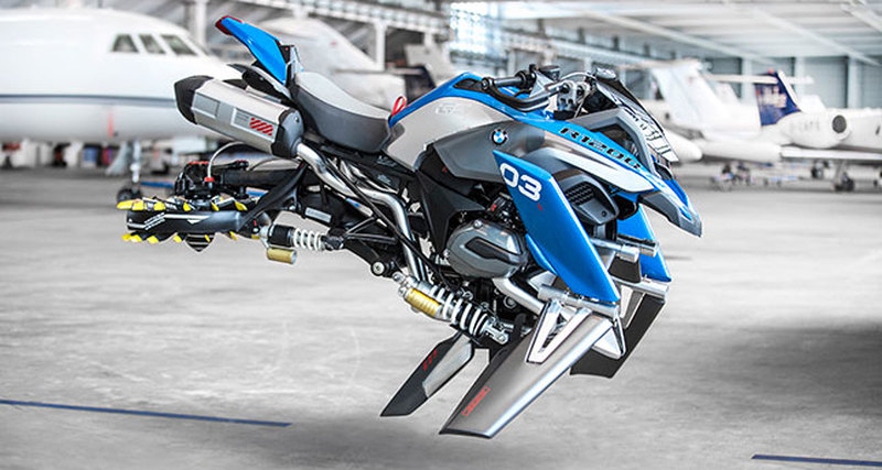 Концепт летающего мотоцикла от BMW Motorrad и LEGO Technic