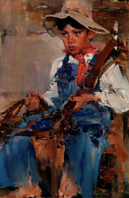 Картина «Маленький ковбой» Николая Фечина была продана за $9,2 млн