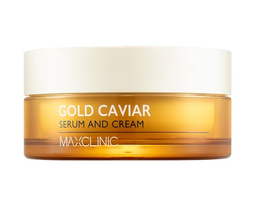 Сыворотка и крем 2-в-1 Gold Caviar, Maxclinic