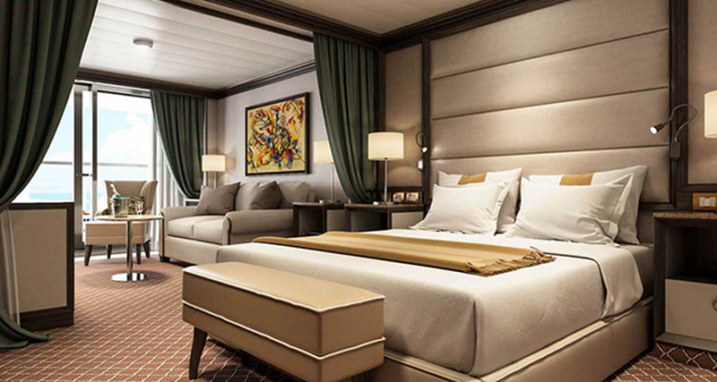 Люксы Silver Muse меблировали легендарными кроватями Savoir Beds