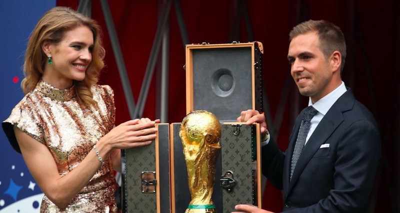 Наталья Водянова и Кубок мира FIFA