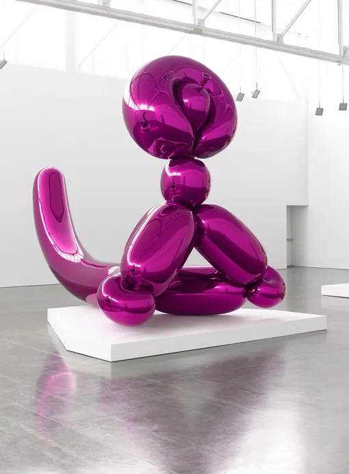«Обезьяна из воздушных шаров (пурпурного цвета)», Джефф Кунс